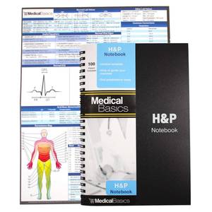 lot 12077 image: Medical Basics H&P Notebook 100 Templates