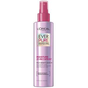 lot 12126 image: LOreal Paris EverPure Moisture Leave In Conditioner 6.7oz