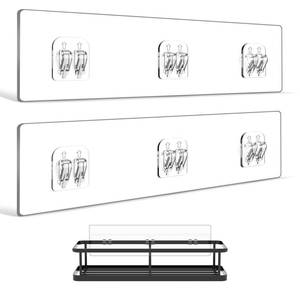 lot 12127 image: Yasonic 2-Pack Shower Caddy Adhesive Strips