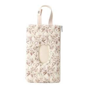 lot 12140 image: BBIQI Quilted Baby Wipe Holder Floral