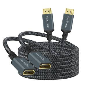 lot 12151 image: Twozoh HDMI Extension Cable 10FT 2 Pack 4K