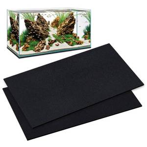 lot 13670 image: 48x24 Inch Aquarium Leveling Mat - Neoprene Non-Slip Shockproof Fish Tank Pad, 0.2 Thick Waterproof Tank Base Cushion for Uneven Surfaces, Cut-to-Size Floor & Desktop Protector