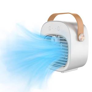 lot 13675 image: Portable Air Conditioners Rechargeable 6000mAh,Mini Air Conditioner,USB Small Personal AC Unit,3-Speed Quiet Evaporative Air Cooler Units for RoomBedroomOfficeRoomsTravelTentIndoorOutdoor-White