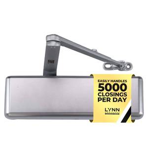 lot 13683 image: LYNN HARDWARE Extra Heavy Duty Commercial Door Closer, Closing Delay Timer