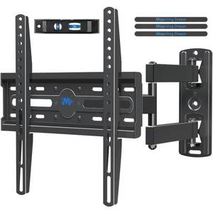 lot 13684 image: Mounting Dream TV Wall Mount Swivel and Tilt for 26-55 Inch TV up to 60 lbs