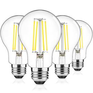 lot 14216 image: ASOMST A19 Vintage LED Edison Light Bulbs 60W Equivalent, Dimmable E26 Bulb