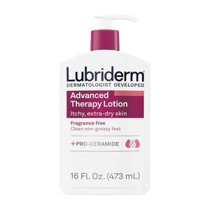 lot 14227 image: Lubriderm Advanced Therapy Hand & Body Lotion, Fragrance Free, 16 fl. oz