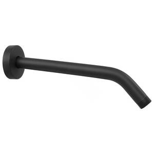 lot 14243 image: NearMoon Shower Arm with Flange, Made of 304 Stainless Steel Shower Extension Extender Pipe, Wall-Mounted for Fixed Bathroom Showerhead, Never Rust (12 Inch, Matte Black)