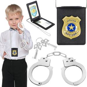 lot 14250 image: IVENRXIU Police Toys with Police Badge and Metal Handcuff for Kids Ages 3-8