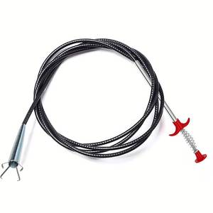 lot 14255 image: Drain Snake, Drain Clog Remover - Gutter Cleaning Tools Drain Cleaner for Toilet Sewer Shower Kitchen Bathroom Tub Clogged Drains Opener Cleaning Tool, Flexible Grabber Claw Pick Up Reacher (79 inch)
