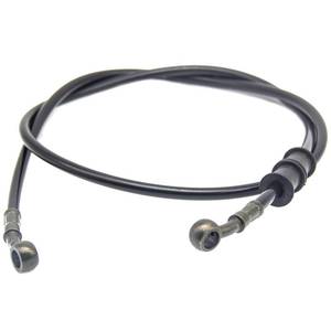 lot 14256 image: Stainless Steel Brake Hose, Braided Steel Clutch Line, Pack of 1, Flexible Brake Line for Motocross, Street Bikes (120cm47.2, Black)