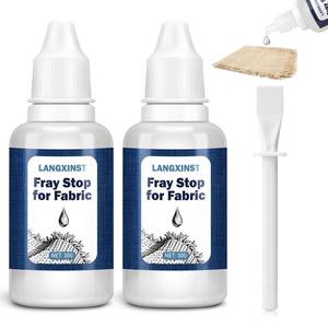 lot 14270 image: Fray Check for Fabric Clear, Washable Fabric Edge Sealer for Sewing