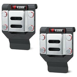 lot 14294 image: KUNN 2-Pack Drill Holder for Tool Belt, Value Set of Drill Belt Clips & Tape Measure Holsters  Quick-Release Hook  Fits 2.7 Belts, Impact Driver, Nailer