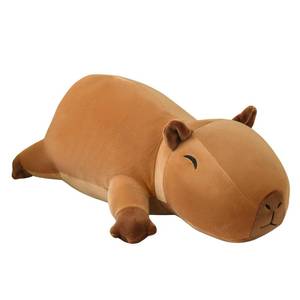 lot 19901 image: SQEQE Weighted Capybara Plush, Weighted Capybara Stuffed Animal, Cute Plushies Soft Pillow Toy Gift for Kids Adults 13.8 Inch, 1.6 Lbs