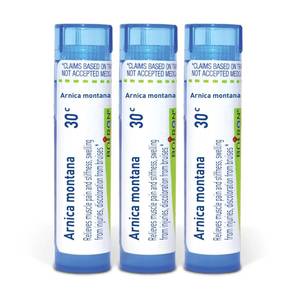 lot 19941 image: Boiron Arnica Montana 30C Homeopathic Medicine for Muscle Pain and Stiffness - Pack of 3 (240 Pellets)