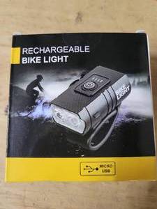 lot 20005 image: Bike Light Rechargeable USB Micro