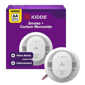 lot 20032 image: Kidde Smoke & CO Detector, Hardwired & AA Battery Backup, 30CUAR-V, 1 Pack