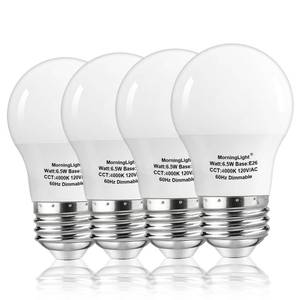 lot 20041 image: Dimmable A15 Ceiling Fan Light Bulb 60Watt, Neutral White 4000K, 4 Pack