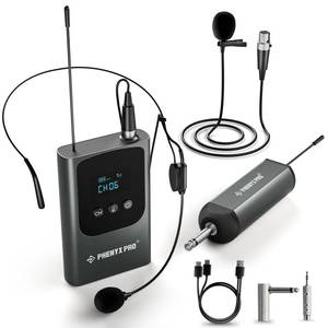 lot 20083 image: Phenyx Pro Single Digital HeadsetLapelLavalier Microphone System PDP-1-1B