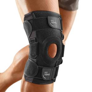 lot 20089 image: Fit Geno Hinged Knee Brace for Meniscus Tear, Men & Women, Side Stabilizers