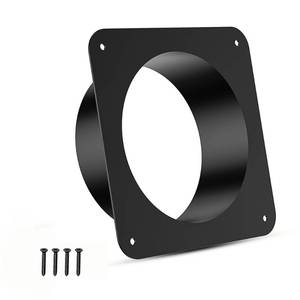 lot 20103 image: Ehiair 4 Inch Duct Connector Flange, Metal Dryer Vent Wall Flange