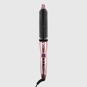 lot 1652 image: CALISTA Perfecter Heated Round Brush, Short & Curly Hair, 0.75, Rose Gold
