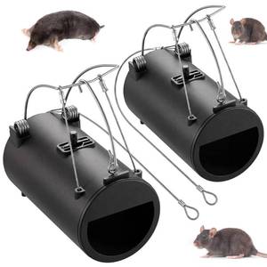 lot 1689 image: Qualirey 2 Pack Black Hole Gopher Trap with Leash, Upgraded Style