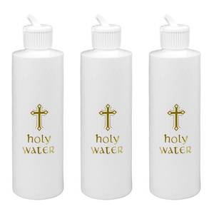 lot 2059 image: BolianOvi 3Pcs Holy Water Bottles Holy Water Empty Containers 250ml Holy Water Plastic Bottle