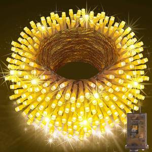 lot 2068 image: KNONEW 403ft 1000 LED Christmas Lights Outdoor String Light for Tree Decor
