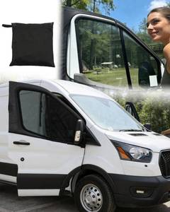 lot 2094 image: MELIPRON Magnetic Van Window Screens Universal Fit for Sprinter, Transit