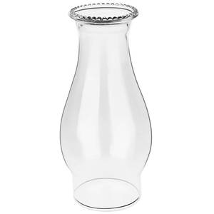lot 2132 image: Oil Lamp Chimney Replacement �� Clear Hurricane Lamp Glass Shade (Wave Style) for Kerosene Lamps �� 3 Inch Base��1 Pack��