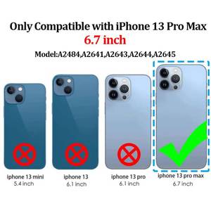lot 2135 image: Soft OLED Screen Replacement for iPhone 13 Pro Max 6.7 inch NOT LCD, 3D Touch Screen Display Digitizer Repair Kit Assembly with Repair Tools