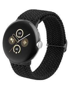 lot 2144 image: BlackPro Nylon Bands Compatible with Google Pixel Watch 3 Band 41mmPixel Watch 2 Band for Women Men, Adjustable Stretchy Braided Straps with Upgraded Connector