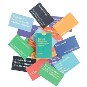 lot 2145 image: Kindspire Motivational Cards  30 Kindness Cards for Random Acts of Kindness  Inspirational Encouragement Affirmation Cards  Pocket Size Business Card 3.5 x 2.11  Mental Health Positivity Appreciation Gifts factory sealed