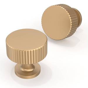 lot 2189 image: Asimerdeco 10 Pack Champagne Bronze Cabinet Knobs 1-110 Inch(28mm) Single Hole Cabinet Pulls Round Kitchen Cabinet Knobs Drawer Knobs