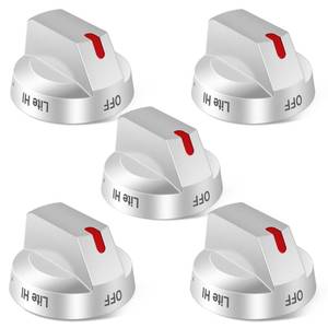 lot 2218 image: Upgraded DG94-04167 Gas Stove Knobs(5pcs), NX60A6511SS Knobs