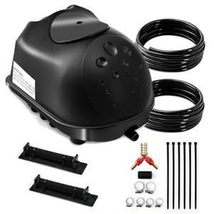 lot 3994 image: Luckerain 16000 Gallons Pond Aerators for Outdoor Ponds Pond Air Pump Black