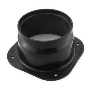 lot 4020 image: DGHAOP Dryer Vent Wall Plate 4Inch100mm ABS Plastic Air Duct Connector Flange Panel Duct Connector Flange Inlet Fitting for Ventilation Straight Pipe, Wall and Ceiling (Square to Round)