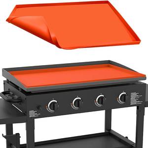lot 4079 image: 36 Silicone Griddle Mat for Blackstone 36 Inch Grill, Heavy Duty Food Grade Silicone Griddle Cover, Protect Your Grill from Dirt & Rust All Year Round