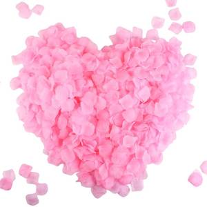 lot 4104 image: CODE FLORIST 2200 PCS Silk Flower Rose Petals for Wedding Decorations (Pink)