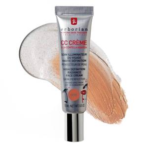 lot 4110 image: Erborian Color Correcting CC Cream with Centella Asiatica, Tan (Dore) - Light Multi-Purpose Facial Concealer with Illuminating Finish Soothes & Hydrates - SPF Korean Skincare Skin Perfector - 0.5 Oz
