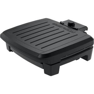 lot 5177 image: GEORGE FOREMAN� Contact Submersible Grill, 5-Serving Grill - Adjustable Temperature Control, Black Plates, Wash the entire grill