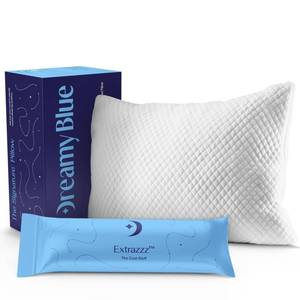 lot 5207 image: DreamyBlue Signature Adjustable Shredded Memory Foam Pillow Queen