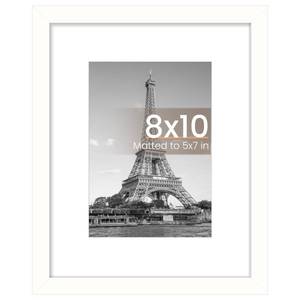 lot 5219 image: upsimples 8x10 Picture Frame, Wall Decor Photo Frames, White 1 Pack