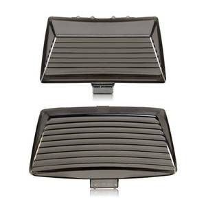 lot 6446 image: Benlari Motorcycle Fender Tip Light Smoked Lens Covers Front Rear Mud Guards Lights Cover Compatible for Harley Davidson Electra Glide Road King Heritage Softail