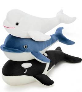lot 7062 image: Tezituor Whale Stuffed Animal,3PCS Whales Plush Toys Set