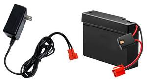 lot 7073 image: 6V 7Ah Battery and Charger Combo Set for Kid Trax ATV for Marshall Fire Truck for Dodge Ram 1500 Child Ride On Car