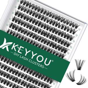 lot 8146 image: KEYYOU Lash Clusters,40D 12mm for DIY Natural Volume