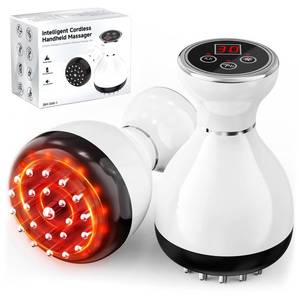 lot 8152 image: Choufaly Red Light Lymphatic Drainage Massager Anti Cellulite Massage Tool