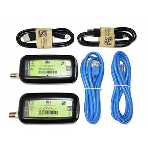 lot 8162 image: 2 Pack - DIRECTV Broadband Deca Ethernet to Coax Adapter - Third Generation (with 2 USB Power Cables)